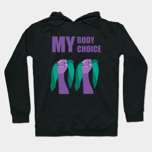 My Body My Choice mode purple Hoodie